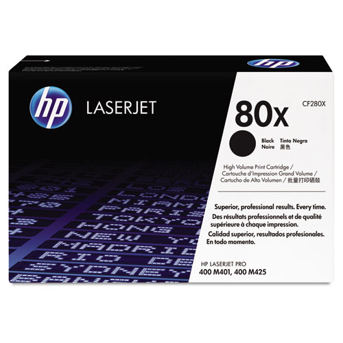 HP 80X High Yield Toner